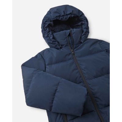 17. Kurtka puchowa dziecięca Reima Down jacket. Paimio Navy  Age 3 Junior Unisex wodoodporna granatowa (5100282A-6980)