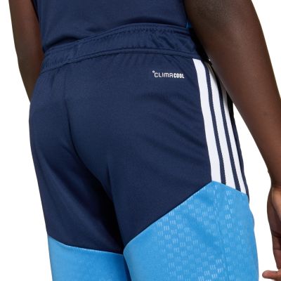 5. Spodenki dla dzieci adidas Tiro 26 Competition Training granatowo-błękitne JL8917