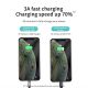 2. Kabel Joyroom Sharp Series S-M411 USB-A / micro USB 3A 1.2m ze wskaźnikiem ładowania - czarny