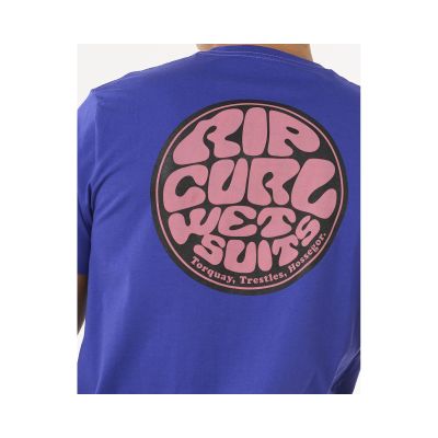 2. Koszulka RIP CURL Wettie Passage Icon Tee turkusowy