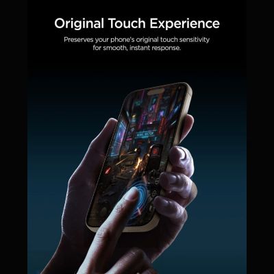 16. Szkło hartowane Spigen Glas.tR EZ Fit Pro HD AC 2-Pack prywatyzujące na iPhone 18 Pro