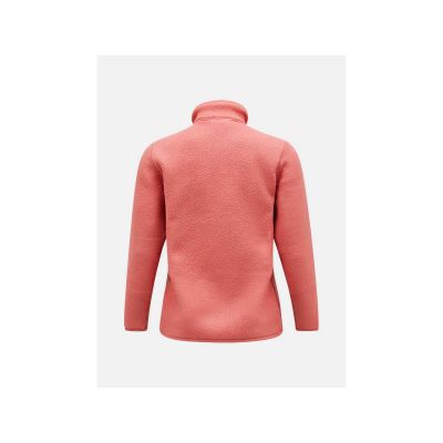 7. Bluza Peak Performance W Fleece Snap T różowy