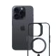 12. Etui 3mk Satin Armor MagCase z MagSafe na iPhone 14 Pro Max - przezroczyste z czarną ramką