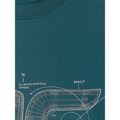 7. T-shirt regular z nadrukiem męski 4F 4FRSS26TTSHM3989-10S