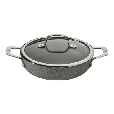 10. Patelnia BALLARINI Salina Granitium głęboka z 2 uchwytami granitowa 24 cm 75002-811-0