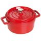 Garnek żeliwny okrągły STAUB La Cocotte 40509-814-0 - 1.7 ltr. czerwony