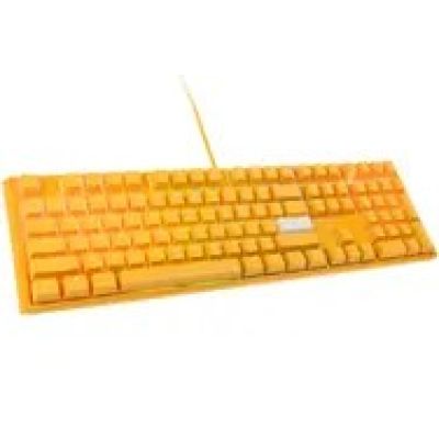 Ducky One 3 Żółta Gamingowa Dioda LED - MX-Niebieska Klawiatura USB (USA) (DKON2108ST-CUSPDYDYYYC1)
