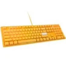Ducky One 3 Żółta Gamingowa Dioda LED - MX-Niebieska Klawiatura USB (USA) (DKON2108ST-CUSPDYDYYYC1)
