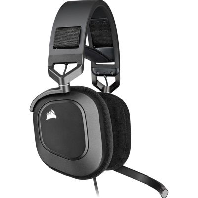 4. Corsair HS80 RGB USB Zestaw słuchawkowy Przewodowa Ręczny Gaming Węgiel