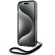 4. Etui Karl Lagerfeld IML Mono KL Pattern & Cord na iPhone 15 / 14 / 13 - czarne