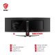 6. MSI MPG 491CQPDE QD-OLED monitor komputerowy 124,5 cm (49") 5120 x 1440 px DQHD Czarny