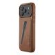 Mujjo Wallet Leather Case - etui skórzane do iPhone 17 Pro Max kompatybilne z MagSafe (tan)