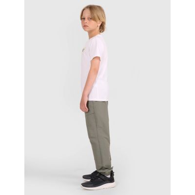 3. Chłopięcy t-shirt z nadrukiem 4F 4FJWAW25TTSHM2417-10S