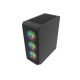 12. FURY OBUDOWA KOMPUTEROWA FURY SHOBO SH4F RGB MIDI Z OKNEM CZARNA