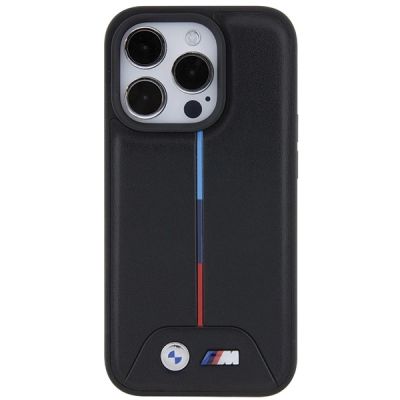 3. Etui BMW Quilted Tricolor na iPhone 15 Pro - czarne
