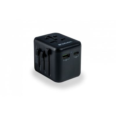 6. Verbatim 49544 adapter wtyczek zasilających Uniwersalne Czarny