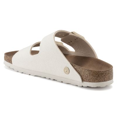 3. Klapki Birkenstock damskie Arizona Vegan Women Textile Narrow Eggshell na wąską stopę wegańskie (1022679)