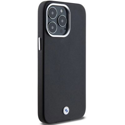 4. Etui BMW Signature Wrapped Metal MagSafe na iPhone 15 Pro Max - czarne