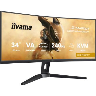 27. Monitor iiyama GCB3486WQSCP-B1 34" VA 3440x1440 500cd/m2 0,4ms 2xHDMI 2xDP USB