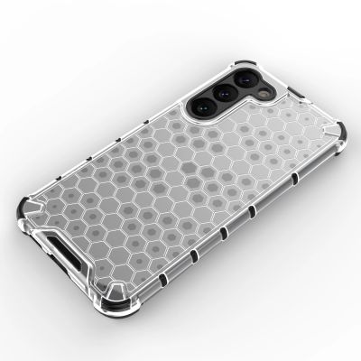 7. Honeycomb etui do Samsung Galaxy S23+ pancerny hybrydowy pokrowiec przezroczyste