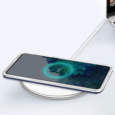 7. Clear 3in1 etui do Samsung Galaxy S23+ silikonowy pokrowiec z ramką niebieskie