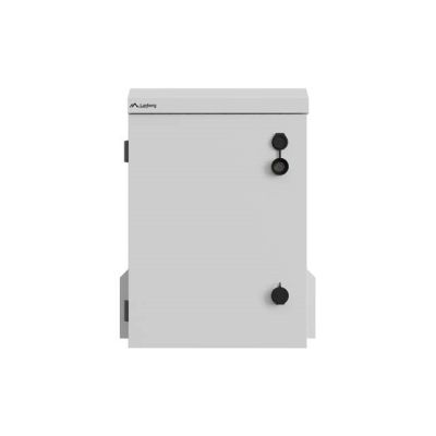 SZAFA RACK WISZĄCA 10" HERMETYCZNA IP55 MONTAŻ NA ŚCIANIE/SŁUPIE 340X250X500 SZARA LANBERG (ZŁOŻONA)