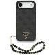 Etui Guess 4G Strap Triangle Logo MagSafe na iPhone 17 Air - czarne