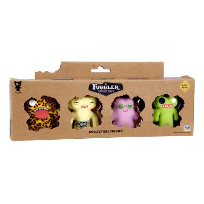 7. FUGGLER S1 COLLECTIBLE FIGURES - 4 PACK (ASSORTMENT)