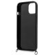 6. Etui Karl Lagerfeld Color Stripes Strap na iPhone 14 - różowe