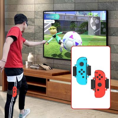 26. Pakiet akcesoriów rodzinnych 10 w 1 do gry Nintendo Switch Sports - zestaw czerwony i niebieski