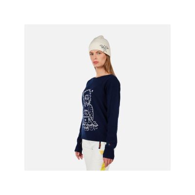 4. Sweter damski ROSSIGNOL W JCC SIGNAL RN niebieski