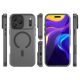 3. Etui Magnetic Abrasive na iPhone 17 Pro kompatybilne z MagSafe - matowe czarne
