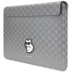 2. Pokrowiec Karl Lagerfeld Saffiano Monogram Choupette na laptopa 14" - srebrny