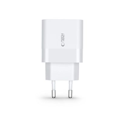 3. Ładowarka Tech-Protect C30W sieciowa USB-C PD 30W / USB-A QC 3.0 - biała