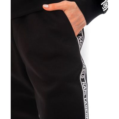 8. Spodnie Karl Lagerfeld Double Jersey Logo Pants W 220W1031