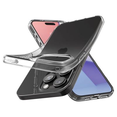 7. Etui Spigen Liquid Crystal na iPhone 15 Pro Max - przezroczyste
