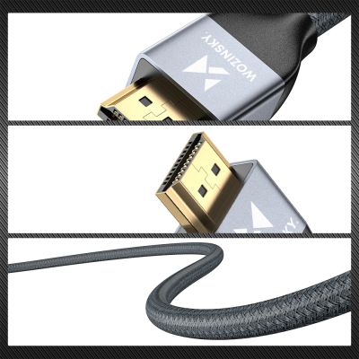 14. Wozinsky kabel HDMI 2.1 8K 60 Hz 48 Gbps / 4K 120 Hz / 2K 144 Hz 2 m srebrny (WHDMI-20)
