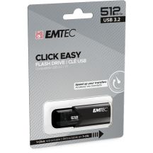 Emtec B110 Click Easy 3.2 pamięć USB 512 GB USB Typu-A 3.2 Gen 2 (3.1 Gen 2) Czarny
