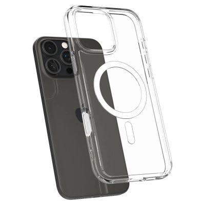 8. Etui Spigen Ultra Hybrid ”T” Mag MagSafe na iPhone 16 Pro Max - białe