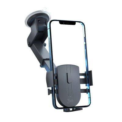 3. Uchwyt 3mk Twist Automatic Car Holder samochodowy z ładowarką indukcyjną na kokpit - czarny