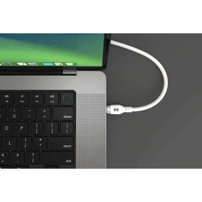 5. HYPER HJ4002WHGL kabel USB USB 2.0 2 m USB C Biały