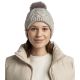 3. Buff Knitted Fleece Caryn Beanie 13674301410 Szare One size