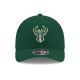 2. Czapka z daszkiem New Era 9FORTY Milwaukee Bucks NBA Team M-Crown Dark Green Snapback - 60755461