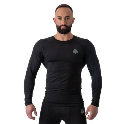 10. Rashguard długi rękaw czarny BlackRSL - S
