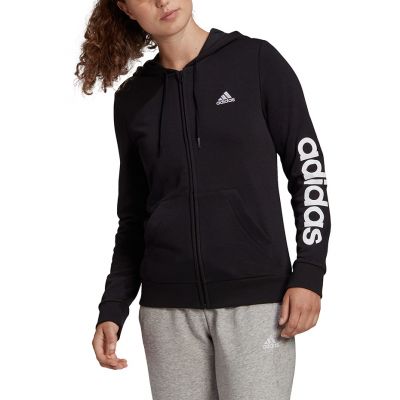 6. Bluza adidas Essentials Linear Ful zipp Hoodie W GL0791