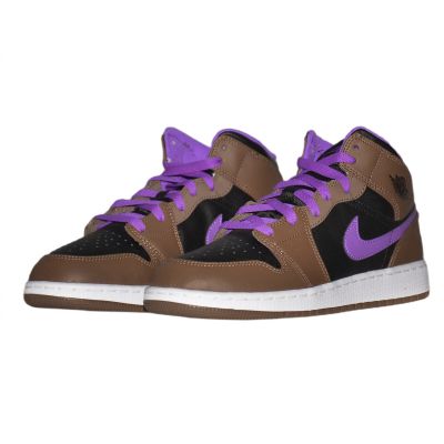 3. Buty dla dzieci Air Jordan 1 Mid GS - DQ8423-215