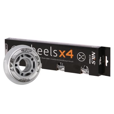 22. Kółka Nils Extreme PU 64x24 82A (4 szt.) 