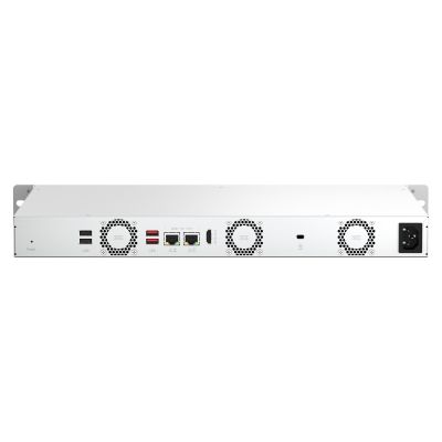 4. Qnap TS-464eU-8G, 1U, 4 x 2.5"/3.5" SATA , Intel Celeron N5105/N5095 4C/4T, 8GB RAM onboard (not expandable), 2 x 2.5GbE, Single PSU (not upgradeable to RP)