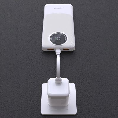 4. Powerbank Dudao K12 10000mAh PD22.5W USB-A, USB-C - czarny