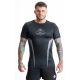2. Rashguard szary krótki rękaw logo DBX Bushido